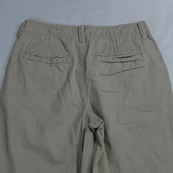 American Eagle 30‎ x 11" Stone Khaki Longboard Chino Shorts - Picture 6 of 7